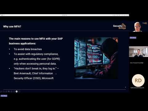 Presentation demo by SecurityBridge about new approach to SSO and Policy Based MFA after acquisition
