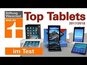 Test Tablets 2018: Das sind die besten Tablets (Tablet-Test Stiftung Warentest)