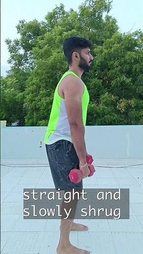 Shrugs for Bigger Traps | Trap Workout Tip 💪🏻