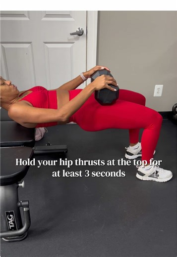 Hip Thrust: 3-Second Hold for Maximum Glute Activation