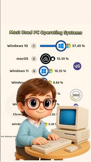 The Most Used PC Operating Systems
