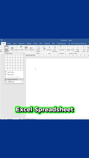 Cách chèn bảng Excel vào Word