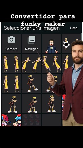 Recrea Sprites para Funky Maker! #funkymakermobile #spritesanimation #tutorial #html #shorts