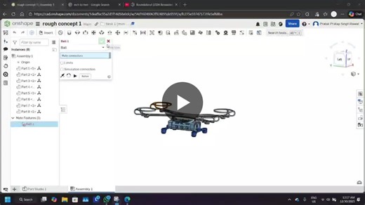 #engineering #drones #uav #ai #cad #onshape #ansys #design #development #electronics #diy | Prabal Pratap Singh Rawat