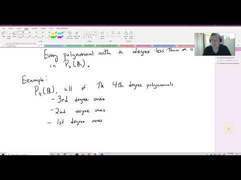 Vector Spaces- Polynomials