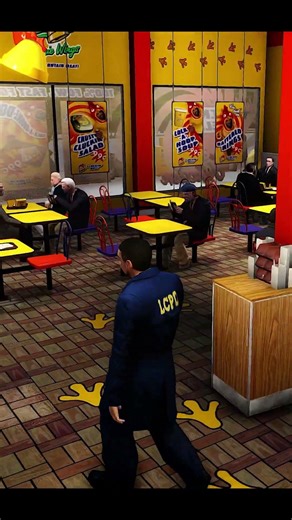 GTA IV LCPDFR eating a burger at cluckin bell #gta4 #gta #gta4gameplay