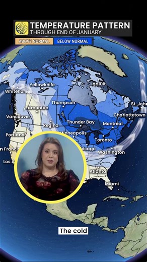 January isn’t letting go just yet. Arctic air is locked in across much of North America, keeping the eastern Prairies through Atlantic Canada in a deep freeze to end off the frigid month. ❄️🥶 Watch more video: https://ow.ly/y3UJ50Y4YSR