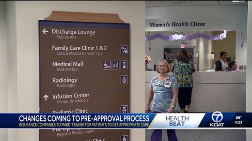 Health insurance pre-approval change