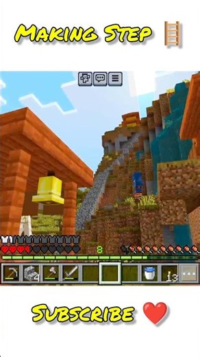 Making Steps 🪜 And Upgrading Village 😃 #minecraft #shorts #killagaming