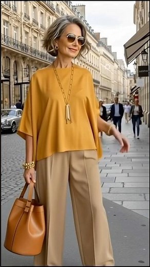 6 Elegant Looks for Women 60+ | Style and Sophistication #fashion #style #outfit #shorts #fyp