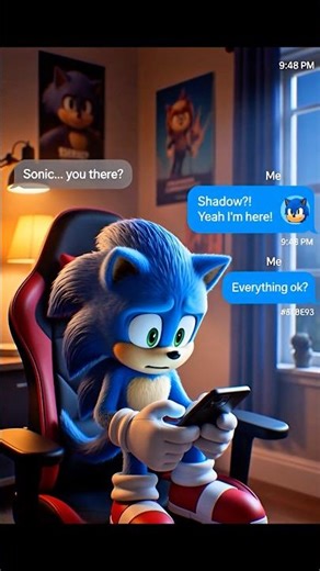 Shadow's Secret Message to Sonic... What Happened!? #sonic #shadow #shorts