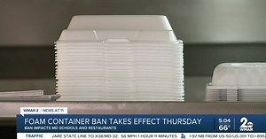 Foam container ban takes effect October 1st