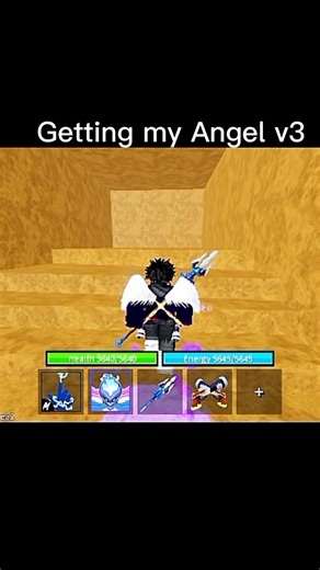I just got my Angel v3😜😝 #roblox #bloxfurit #bloxfurit #bloxfruits #angelv3 #bloxfruitsrace