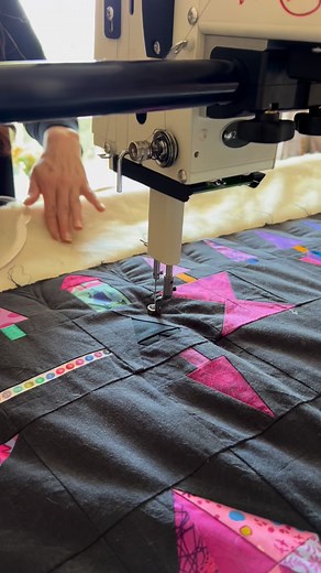 71K views · 238 reactions | Free motion quilting with @quiltersdream wool ❤️ | Sew Shabby Quilting | Facebook