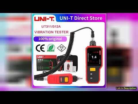 UNIT Digital Vibration Meter UT311A 01 1999ms Vibration Analyzer High Precision Vibrometer LCD TFT