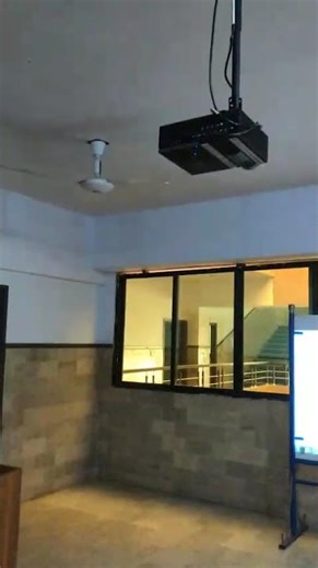 Installing a projector in a school and doing all the settings