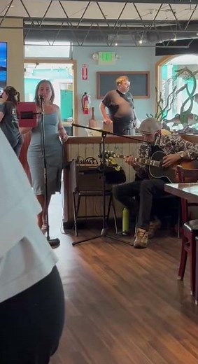 Tiffany Barwick and Dan Frechette performing Turn Me On (Norah Jones Cover) Half Moon Bay, CA