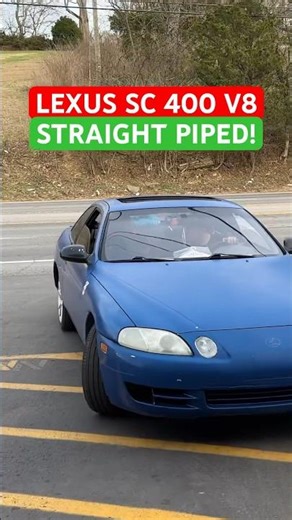 Straight Piped Lexus SC 400 4.0L V8!