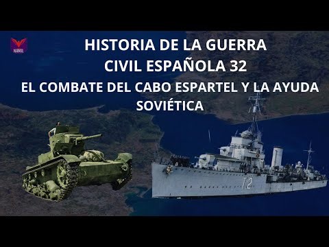 HISTORIA DE LA GUERRA CIVIL ESPAÑOLA, 32. EL COMBATE DEL CABO ESPARTEL Y LA AYUDA SOVIÉTICA.
