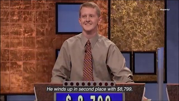 Resurfaced clip shows Ken Jennings ending his 74-game winning streak
