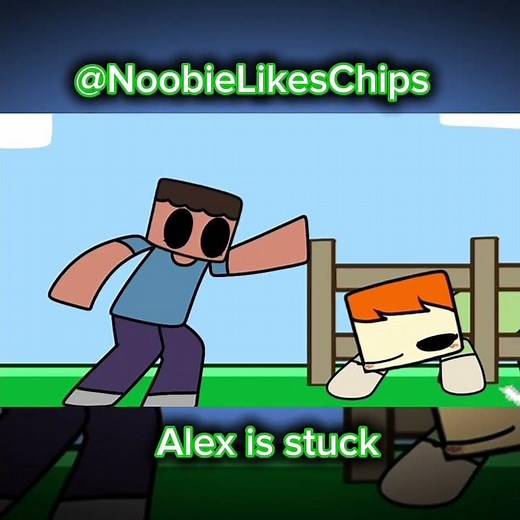 Alex is stuck | Minecraft Animation