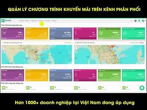 Quản lý và vận hành chương trình khuyến mãi cho doanh nghiệp trên MobiWork DMS