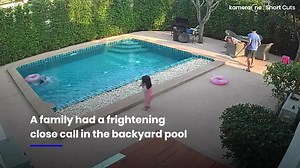 Hero toddler saves sister from drowning in pool
