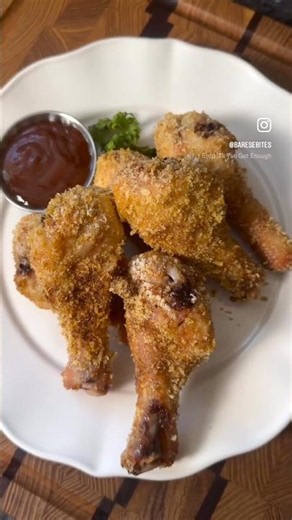 Homemade shake n bake drumsticks #recipe #food #cooking #chicken #crispy #baking