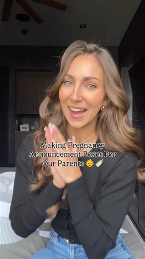 Melanie Ekeler (Wilking) on Instagram: "Posting their reactions soon🥰❤️ I ended up adding little booties too, and they loved it!!!! Baby Ekeler is going to have the best grandparents!!! #pregnancyannouncment #pregnancyannouncementideas #pregnancy #momtobe #firsttimegrandparents"
