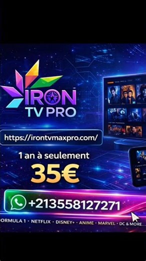 iron tv pro iron tv max abonnement et renouvellement