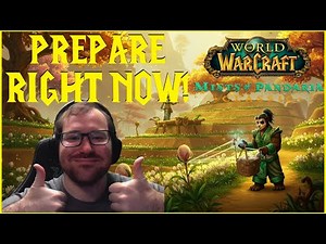 WoW MoP Prep: DON'T MISS THIS!