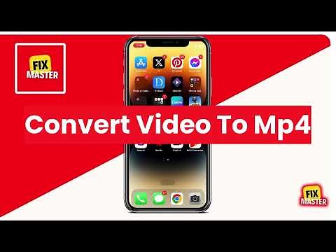 How To Convert Video To MP4 In iPhone | Change iPhone Video Recording Format To MP4