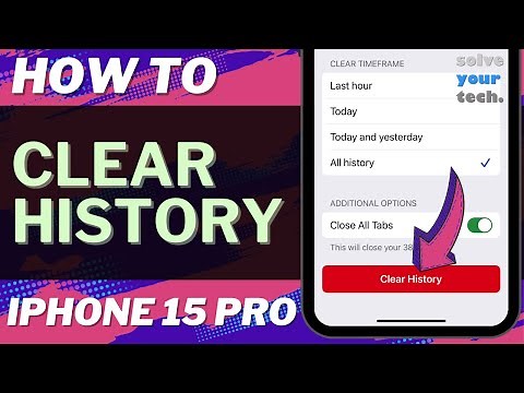 How to Clear History on iPhone 15 Pro