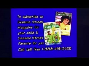 Sesame Street Magazine Promo