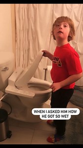 The first day we got our bidet, Wil figured out how to work around the safety feature that doesn’t let it spray unless someone is sitting on it. Apparently he was using the bidet to wash his face 🤮. #parenoftheyear #thatdadblog #downsyndrome #familyiseverything #bidetlife #totobidet | That Dad Blog Videos