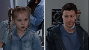 Vulnerable Ryan upset by young girl's reaction to his scars in Corrie