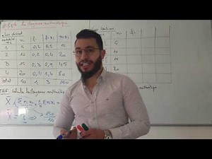 #EP6 STATISTIQUES DESCRIPTIVES S1 : la moyenne arithmétique