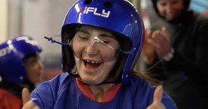 How indoor skydiving helped kids with special needs