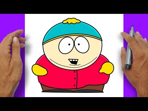 How to Draw ERIC CARTMAN Easy Step-by-step | Southpark