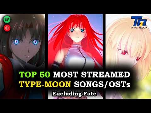 Top 50 Most Listened Type-Moon Soundtracks (Excluding Fate Series)