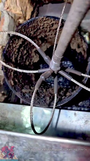 Exhaust pipe cleaning tool #tools #shorts #viral #creative