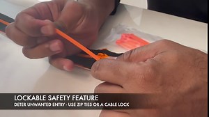 RE-U-ZIP® Reusable Dust Barrier Zipper | Fail-Safe™, Replaceable & Lockable | Cost-Effective for Single or Repeated Use | 12-Pack