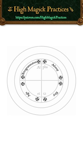 6 Building the Magick Circle of the Heptameron - The Magick Circles of Power #solomonicmagic
