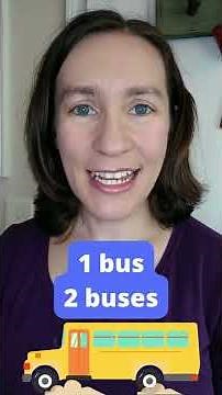 English Grammar - Singular and Plural Nouns