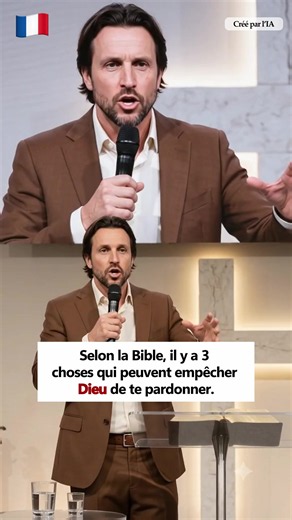 🇫🇷Selon la Bible, il y a 3 choses qui peuvent empêcher Dieu de te pardonner. #catholique #France #père #Jésus #Dieu