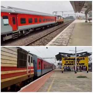 Catch glimpses of the high-speed trial run conducted on the Chennai - Jolarpettai section of Southern Railway, in line with the aim to enhance the sectional speed to 130 kmph. | Ministry of Railways, Government of India