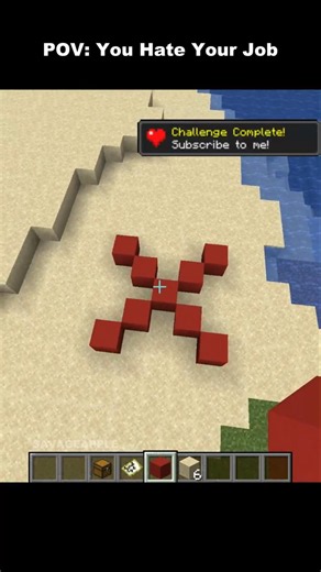 POV: The worst job ever in Minecraft 🥀