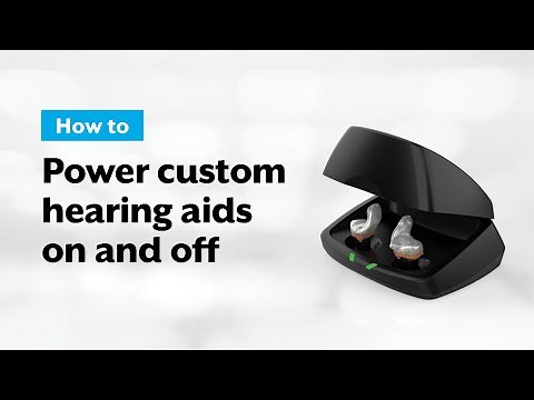 Learn How to Turn Custom Starkey Hearing Aids ON and OFF