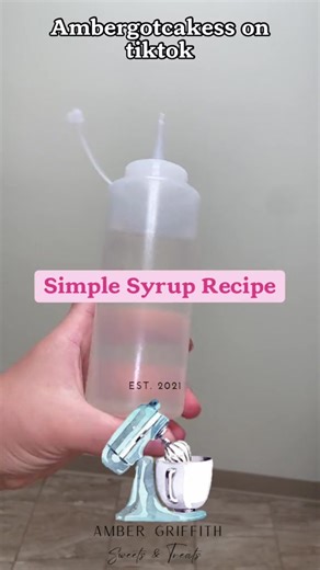 Cómo hacer jarabe simple para pasteles