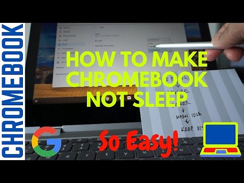 How to Keep Awake Chromebook from Sleeping | How to Disable Chromebook Sleep Mode